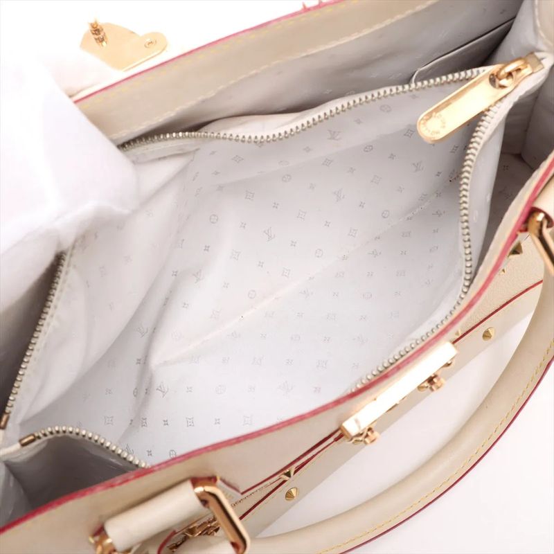 Louis Vuitton Suhari Fabulow Bron M91815 Leather Handbag Tote Genuine Leather