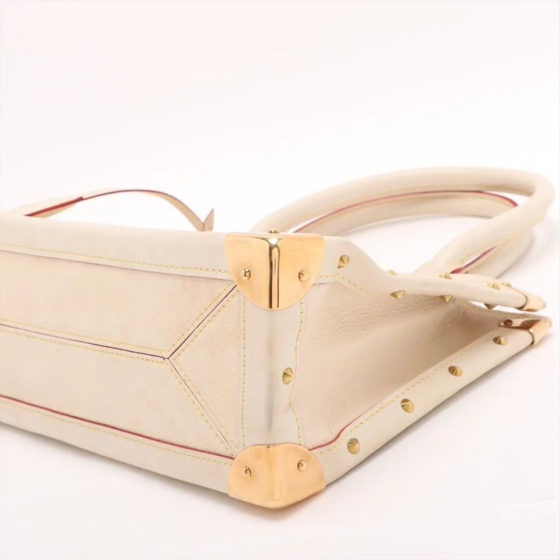 Louis Vuitton Suhari Fabulow Bron M91815 Leather Handbag Tote Genuine Leather