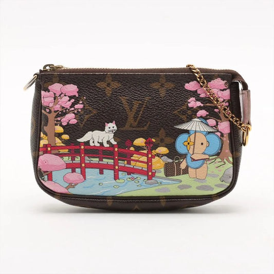Louis Vuitton Monogram Vivienne Mini Pochette Accessoire M45905 Pouch Handbag