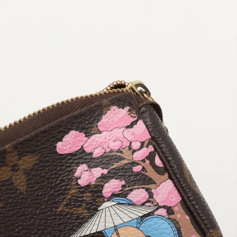 Louis Vuitton Monogram Vivienne Mini Pochette Accessoire M45905 Pouch Handbag