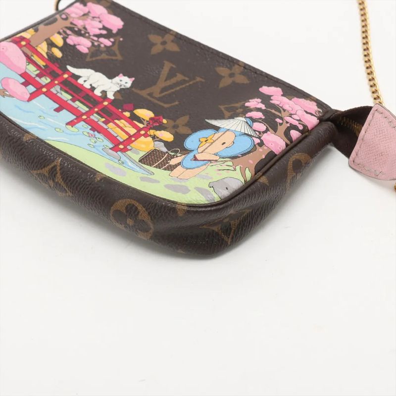 Louis Vuitton Monogram Vivienne Mini Pochette Accessoire M45905 Pouch Handbag
