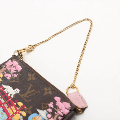 Louis Vuitton Monogram Vivienne Mini Pochette Accessoire M45905 Pouch Handbag