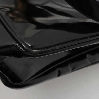 Chanel Coco Mark Chain Leather Shoulder Bag Shoulder Tote Genuine Leather Black