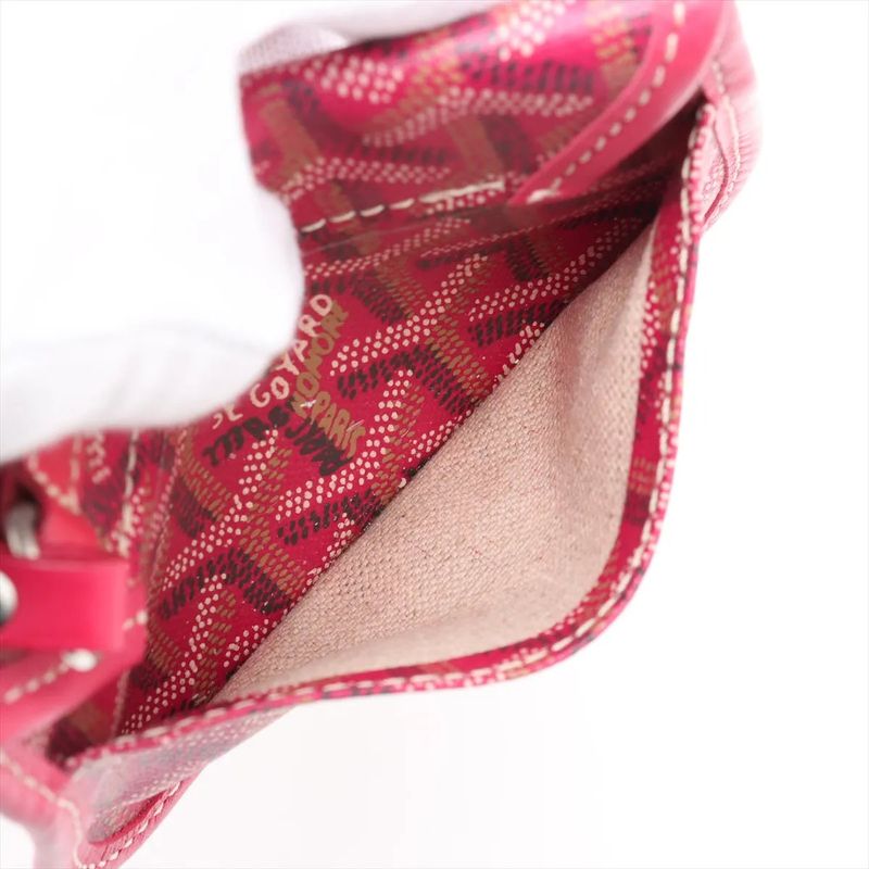 Goyard Saint Louis Junior Red Leather Handbag Tote Brand Genuine Leather Ladies