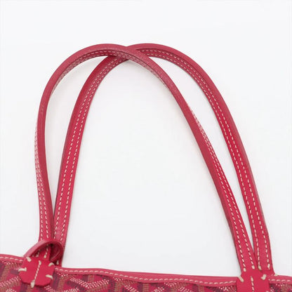 Goyard Saint Louis Junior Red Leather Handbag Tote Brand Genuine Leather Ladies