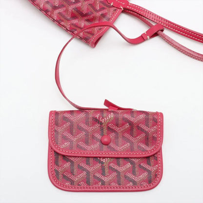 Goyard Saint Louis Junior Red Leather Handbag Tote Brand Genuine Leather Ladies