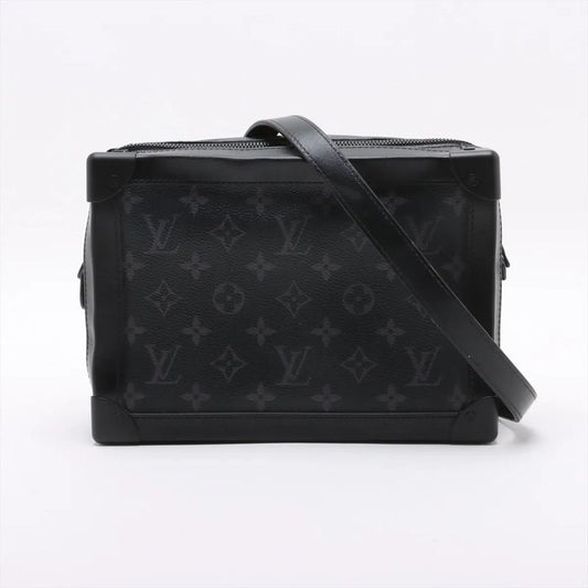 Louis Vuitton Monogram Eclipse Soft Trunk M44730 Shoulder Bag Crossbody Genuine