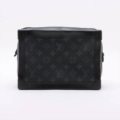 Louis Vuitton Monogram Eclipse Soft Trunk M44730 Shoulder Bag Crossbody Genuine