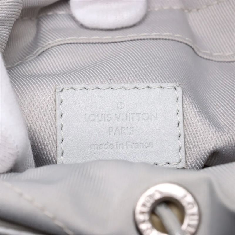 Louis Vuitton Monogram Chokes Ring Bag M44629 Leather Body Bag Crossbody Gray