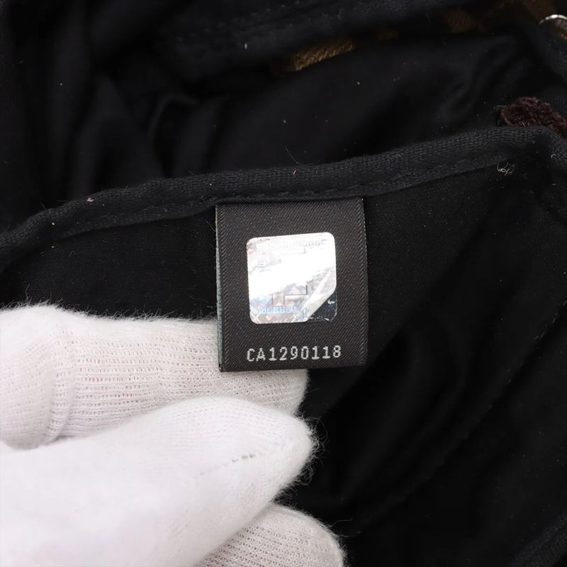 Fendi Zucca Leather Shoulder Bag Crossbody Hand Tote Brown Women's MMM Db53-2