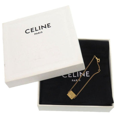 Celine Alphabet P Initial 46b0p6bra GP Gold Bracelet 0630 Celine