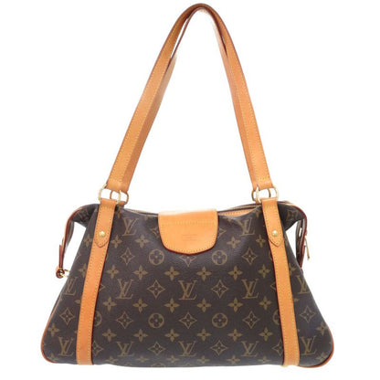 Louis Vuitton Monogram Stresa PM M51186 Monogram Canvas Leather Brown LV Tote