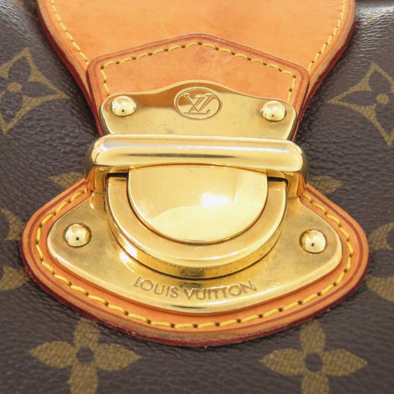 Louis Vuitton Monogram Stresa PM M51186 Monogram Canvas Leather Brown LV Tote