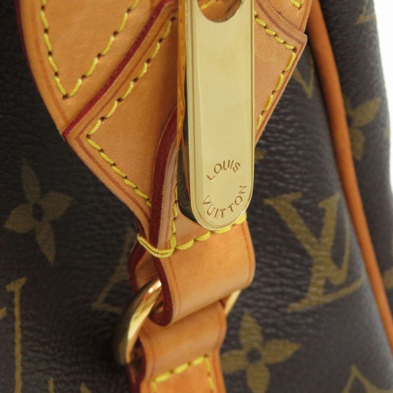 Louis Vuitton Monogram Stresa PM M51186 Monogram Canvas Leather Brown LV Tote