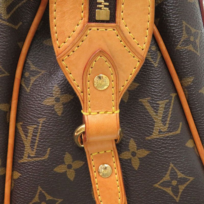 Louis Vuitton Monogram Stresa PM M51186 Monogram Canvas Leather Brown LV Tote