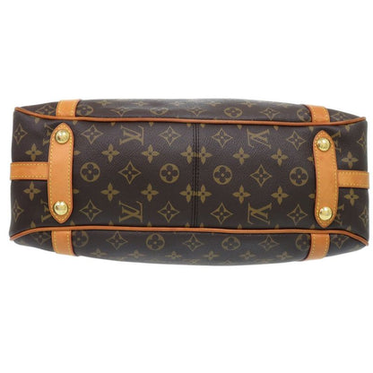 Louis Vuitton Monogram Stresa PM M51186 Monogram Canvas Leather Brown LV Tote