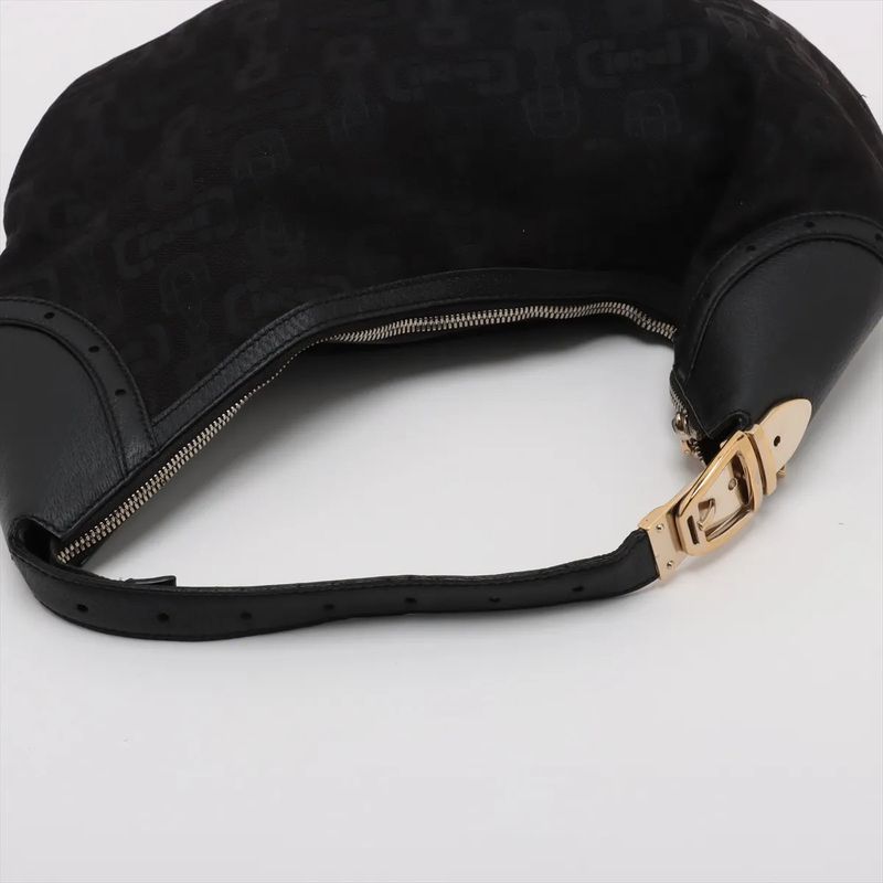Gucci Horsebit Pattern Hobo 145764 Leather Shoulder Bag Shoulder Hand Genuine