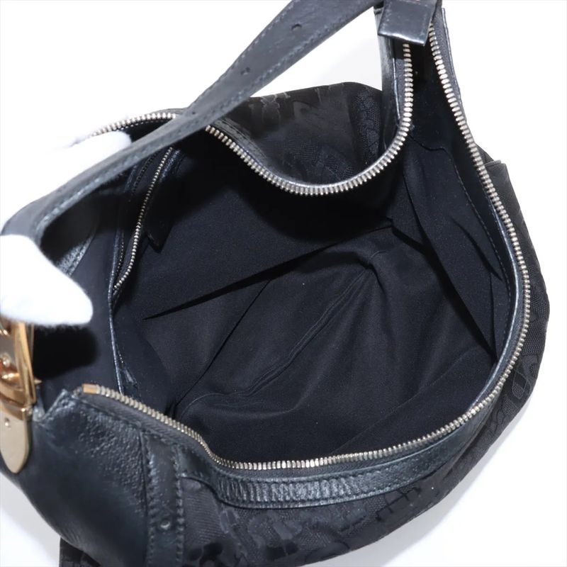 Gucci Horsebit Pattern Hobo 145764 Leather Shoulder Bag Shoulder Hand Genuine