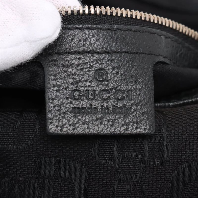 Gucci Horsebit Pattern Hobo 145764 Leather Shoulder Bag Shoulder Hand Genuine