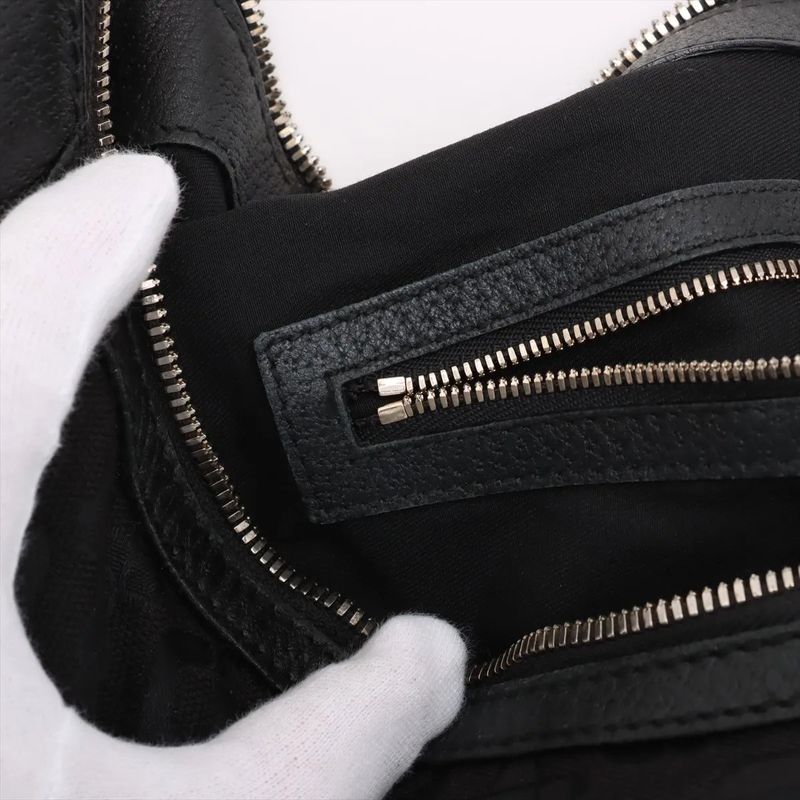 Gucci Horsebit Pattern Hobo 145764 Leather Shoulder Bag Shoulder Hand Genuine