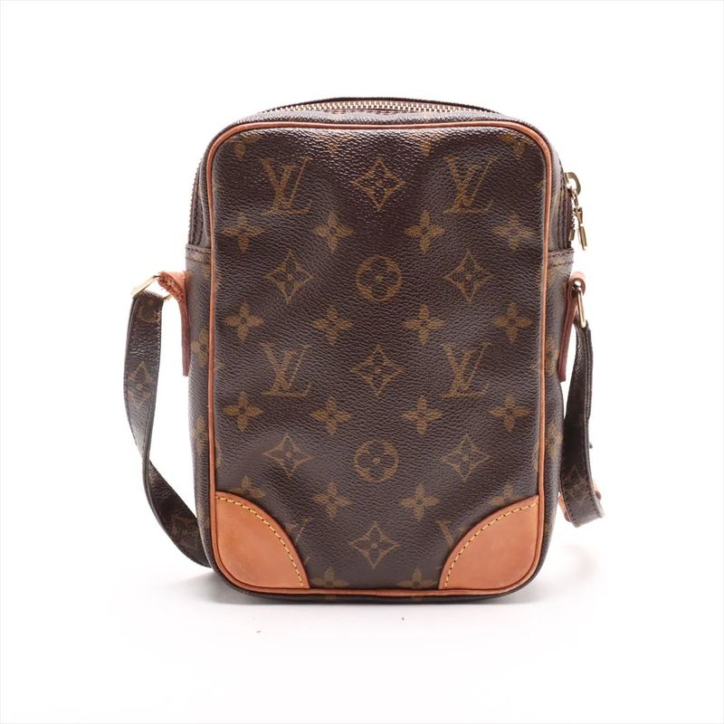 Louis Vuitton Monogram Danube M45266 Leather Shoulder Bag Crossbody Messenger