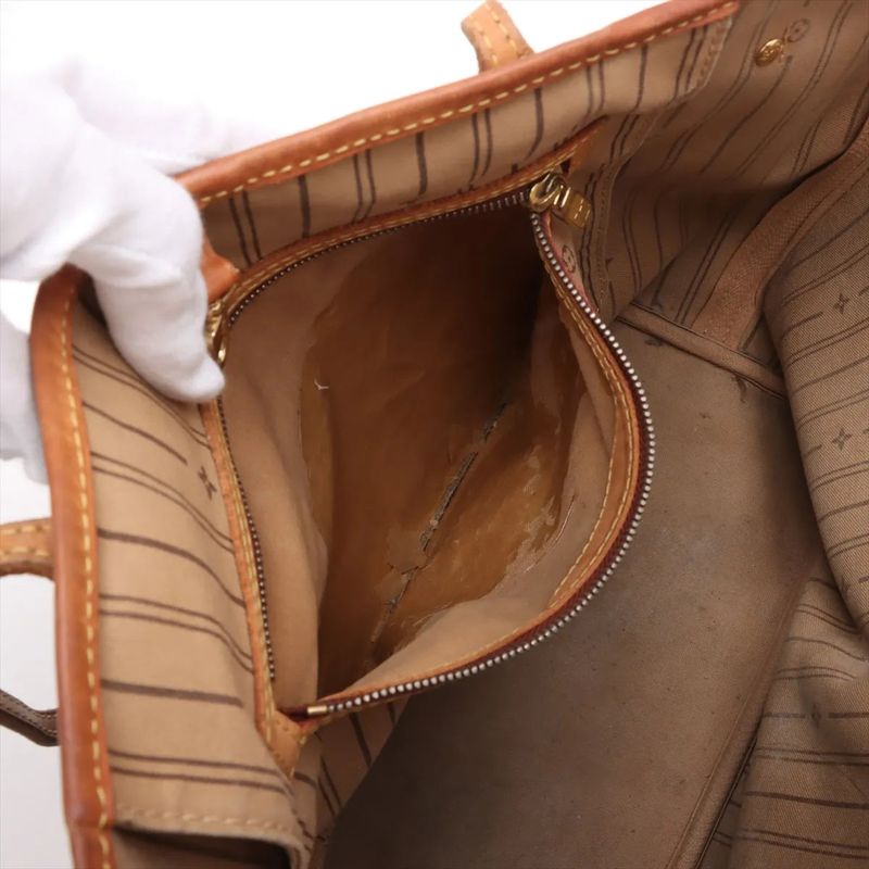 Louis Vuitton Monogram Neverfull MM M40156 Leather Tote Bag Shoulder Hand