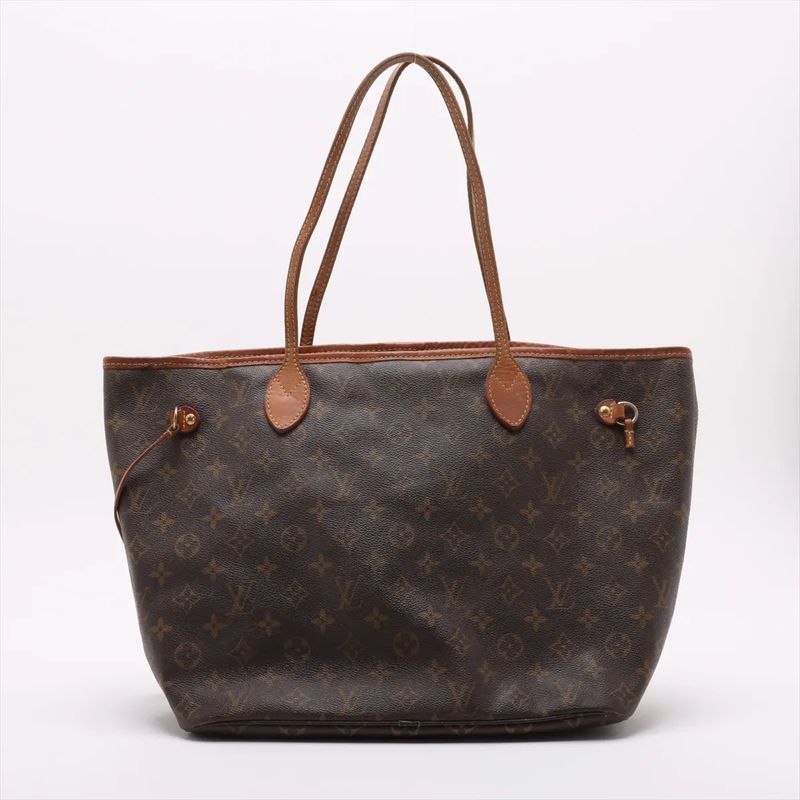 Louis Vuitton Monogram Neverfull MM M40156 Leather Tote Bag Shoulder Hand