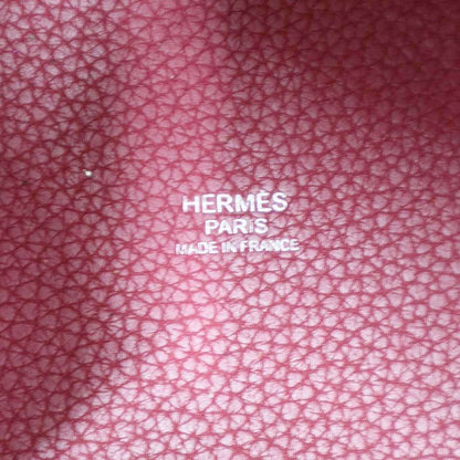 Hermes 2015 Picotin Loc PM Picotin Loc Leather Handbag Red