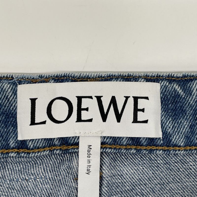 Loewe H2272440ib Light Blue Fisherman Denim Fisherman Denim Pants 42