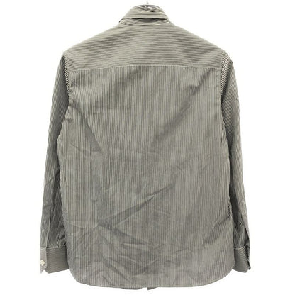 Celine Striped Bow Tie Shirt 2c193022f Black and White 36