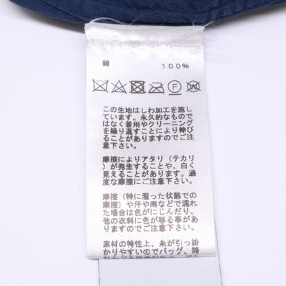 Hermes 21ss 11-5610 Cotton Shell Button Seersucker No Collar