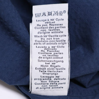 Hermes 21ss 11-5610 Cotton Shell Button Seersucker No Collar