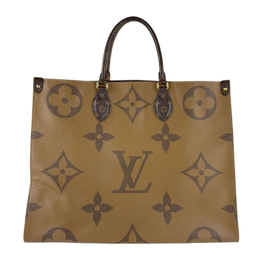 Louis Vuitton Tote Handbag Monogram Giant Reverse on the Go GM M44576