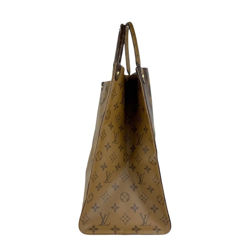 Louis Vuitton Tote Handbag Monogram Giant Reverse on the Go GM M44576