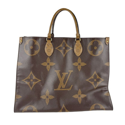 Louis Vuitton Tote Handbag Monogram Giant Reverse on the Go GM M44576