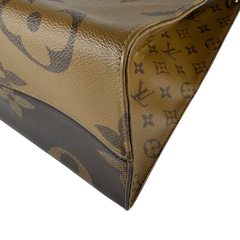 Louis Vuitton Tote Handbag Monogram Giant Reverse on the Go GM M44576