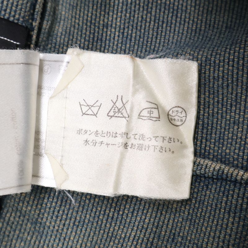 Chanel 01p P17116v09672 Coco Mark Button Denim Skirt 38