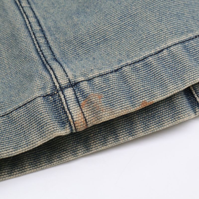 Chanel 01p P17116v09672 Coco Mark Button Denim Skirt 38