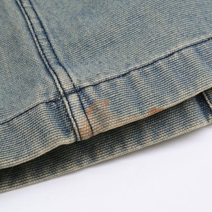 Chanel 01p P17116v09672 Coco Mark Button Denim Skirt 38