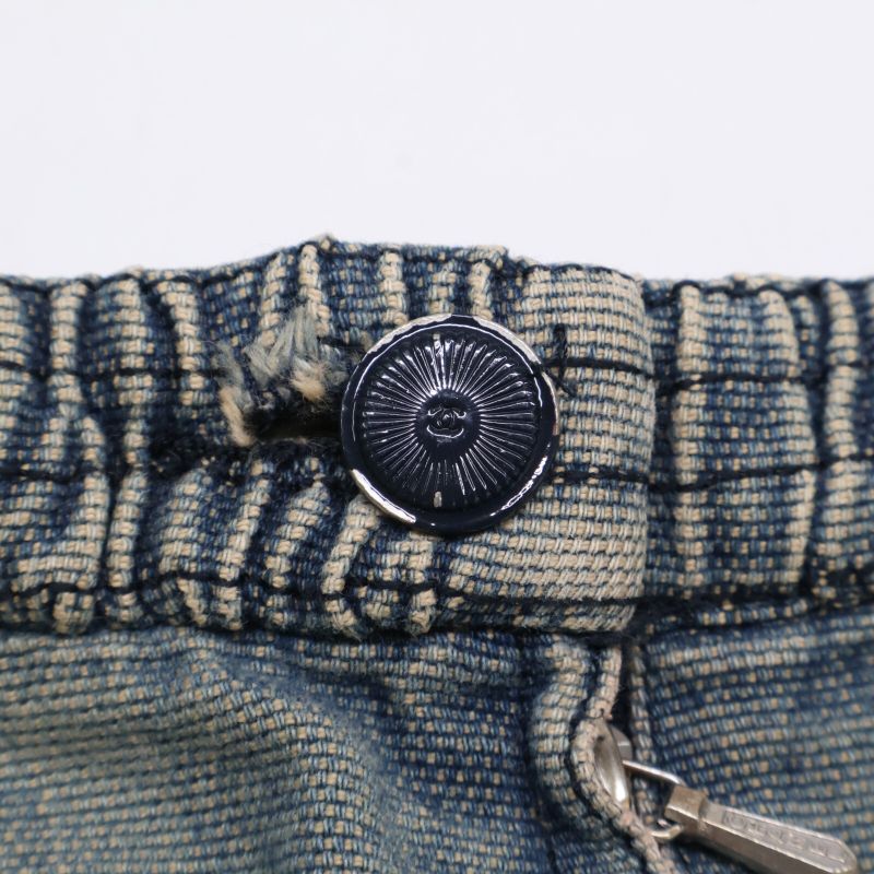Chanel 01p P17116v09672 Coco Mark Button Denim Skirt 38