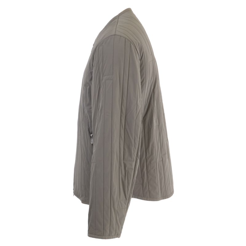 Hermes Nylon H Motif W-Zip Collarless Quilted Jacket 48