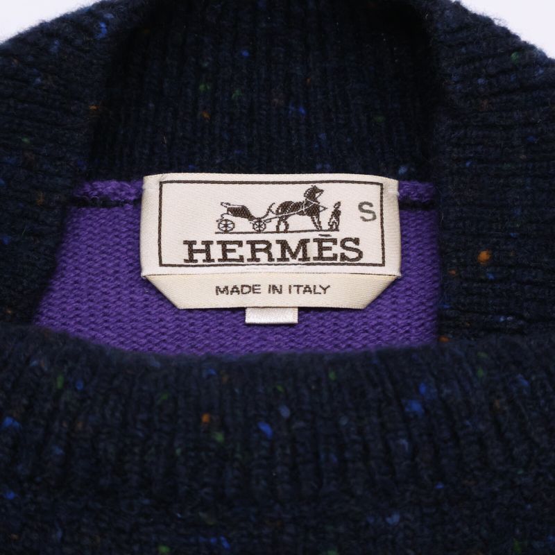 Hermes Wool Cashmere Long Sleeve Knit XL