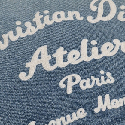 Dior Atelier Back Logo Embroidery Zip-Up Denim