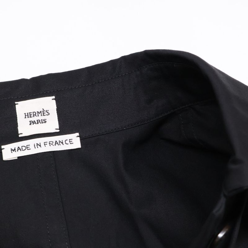 Hermes 3h0542dv Shirt with Belt Embroidered with