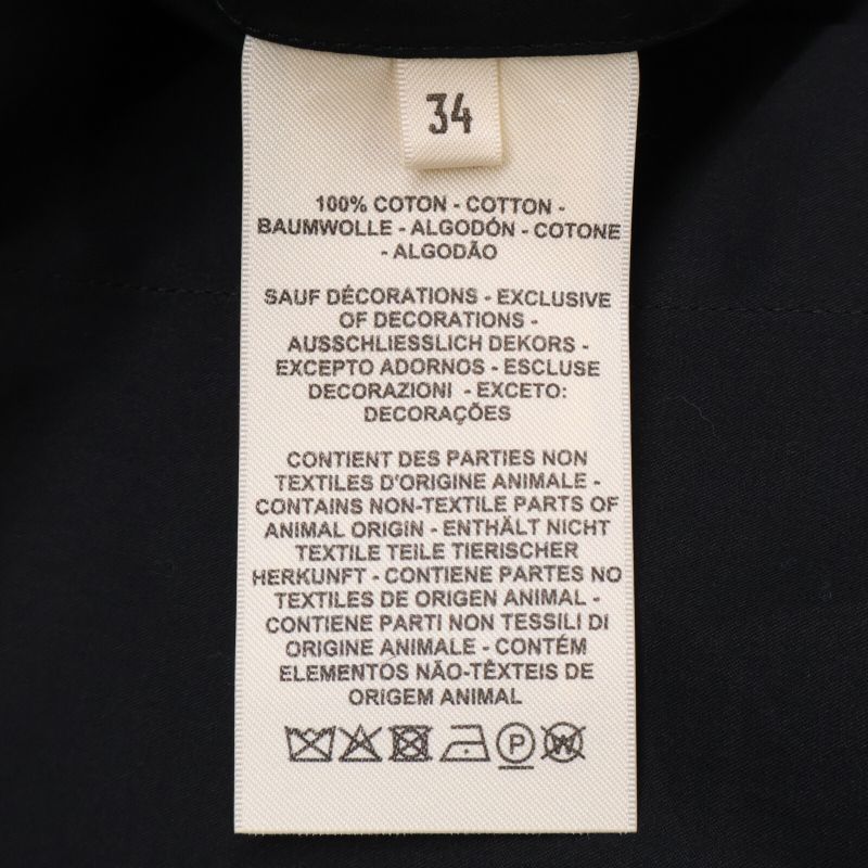 Hermes 3h0542dv Shirt with Belt Embroidered with