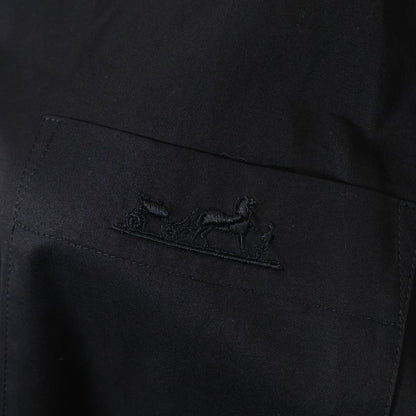 Hermes 3h0542dv Shirt with Belt Embroidered with