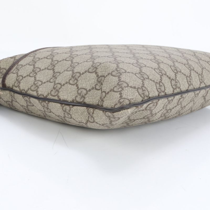 Gucci GG Supreme Leather Shoulder Bag Crossbody Messenger 141198 Brown Men CEE