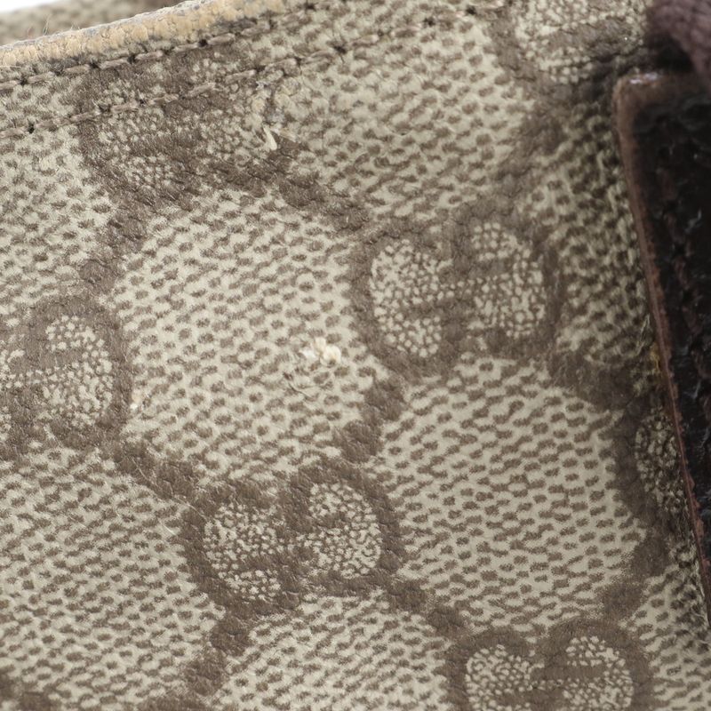 Gucci GG Supreme Leather Shoulder Bag Crossbody Messenger 141198 Brown Men CEE