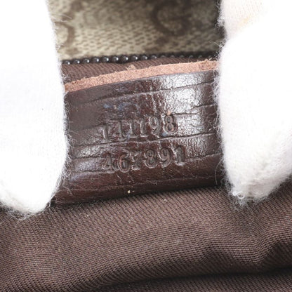 Gucci GG Supreme Leather Shoulder Bag Crossbody Messenger 141198 Brown Men CEE