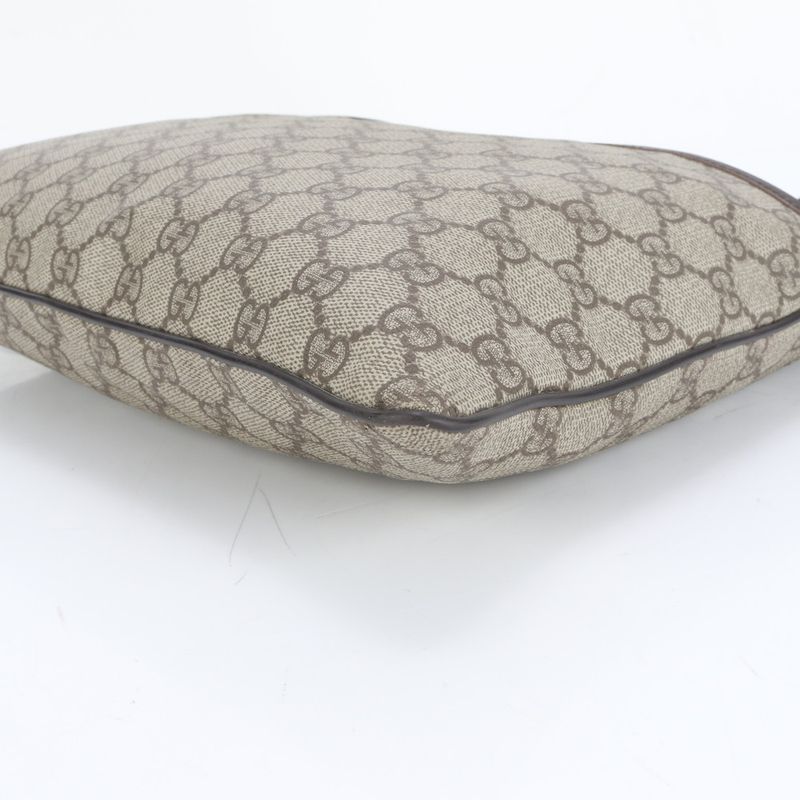 Gucci GG Supreme Leather Shoulder Bag Crossbody Messenger 141198 Brown Men CEE